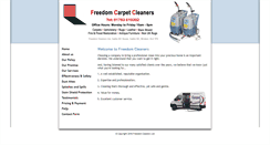 Desktop Screenshot of freedomcarpetcleaners.co.uk